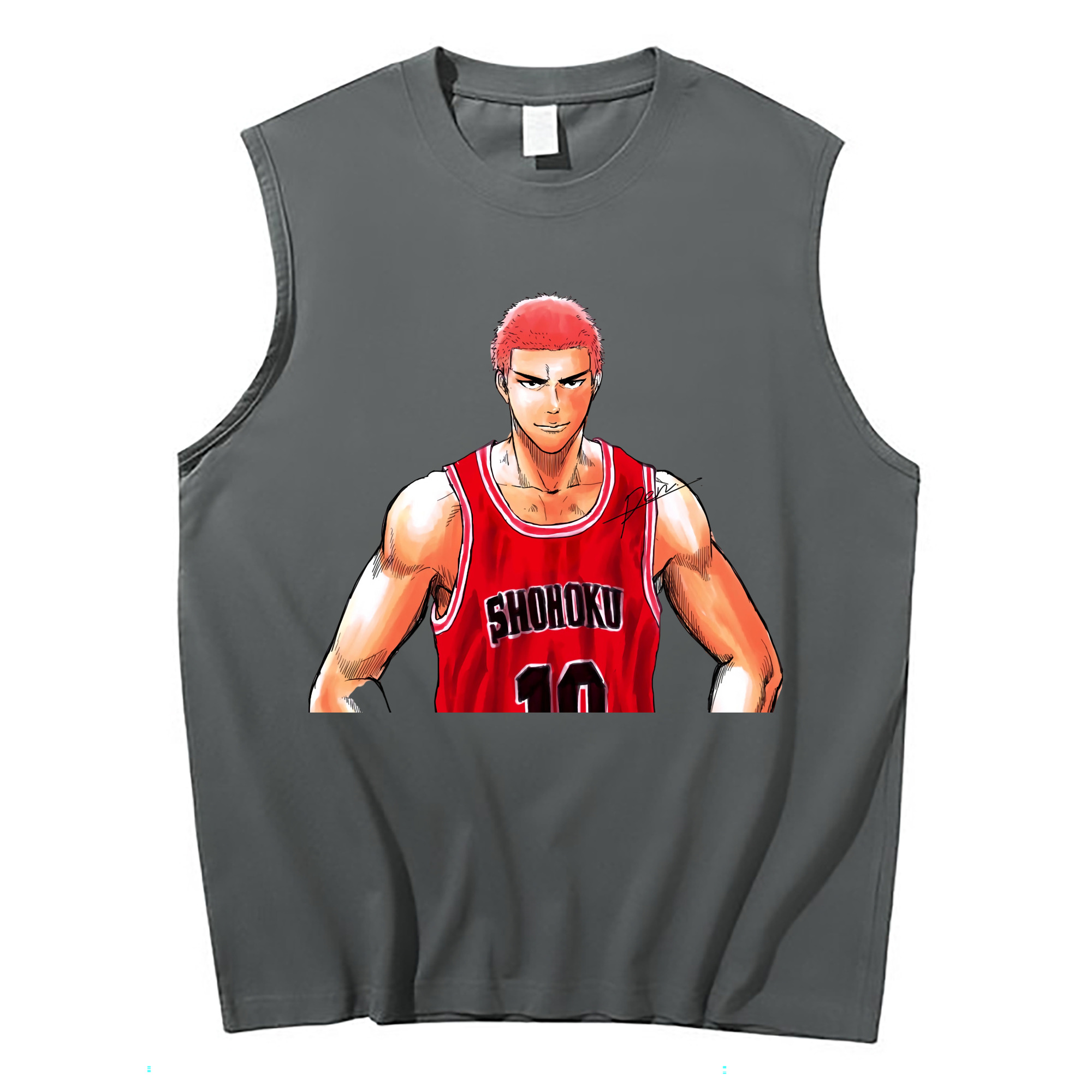 （画像用） SLAM DUNK／スラムダンク コットン100％タンクトップ（フロントプリント）